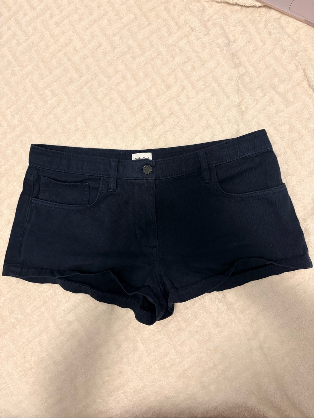 sunday best navy shorts